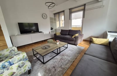 Rental of a brand-new two-story 3-room apartment, 80 m², near Sunnyville Residence, Belgrade, Serbia